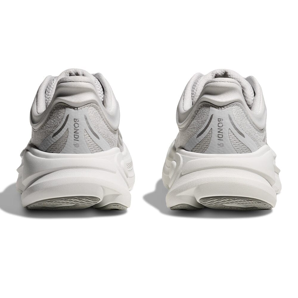 Hoka Women's Bondi 9 - Wide - BlackToe Running#colour_stardust-silver