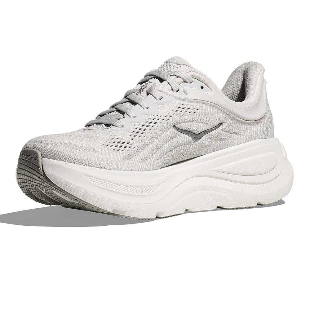 Hoka Women's Bondi 9 - Wide - BlackToe Running#colour_stardust-silver