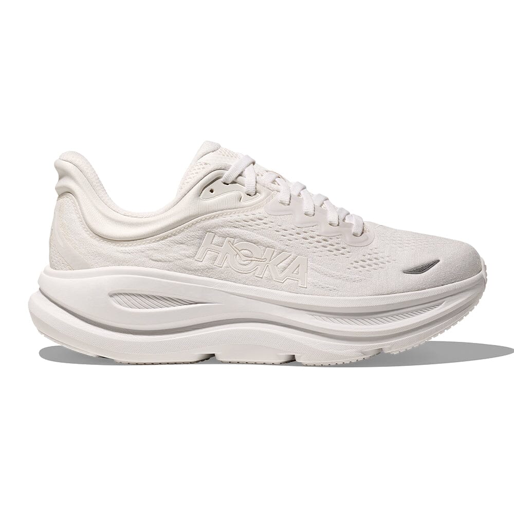 Hoka Women's Bondi 9 - Wide - BlackToe Running#colour_white-white