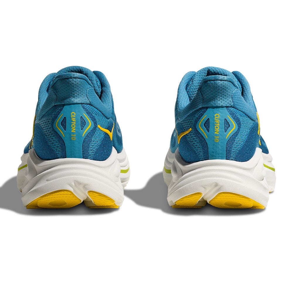 Hoka Men's Clifton 10 - BlackToe Running#colour_alpine-blue-foggy-night