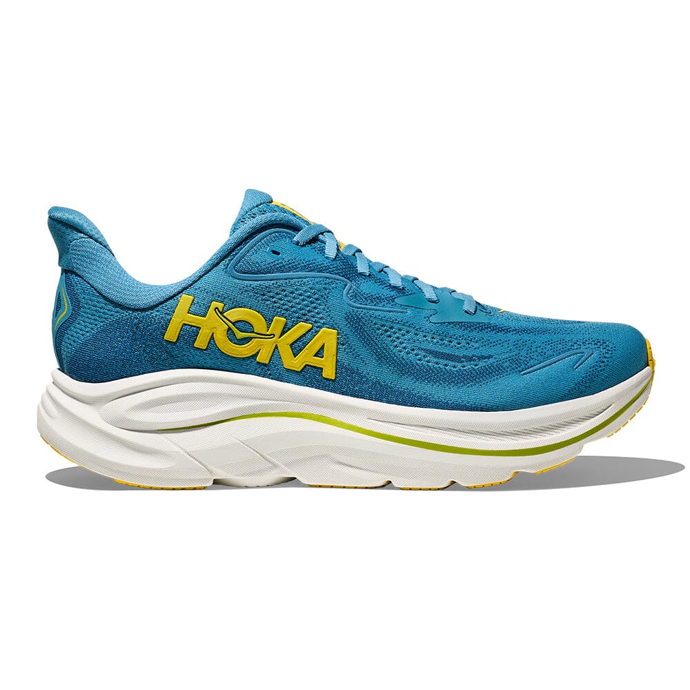 Hoka Men's Clifton 10 - BlackToe Running#colour_alpine-blue-foggy-night