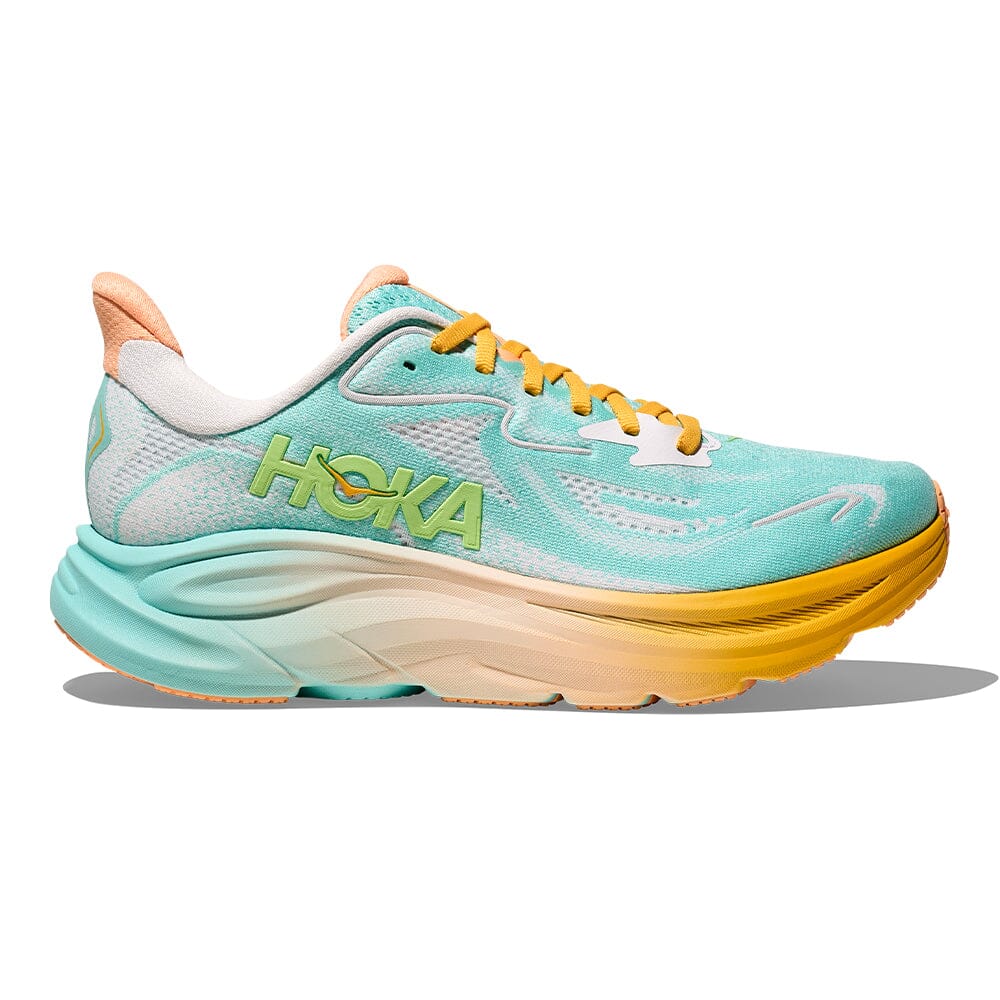 Hoka Men's Clifton 10 - BlackToe Running#colour_blue-spark-white