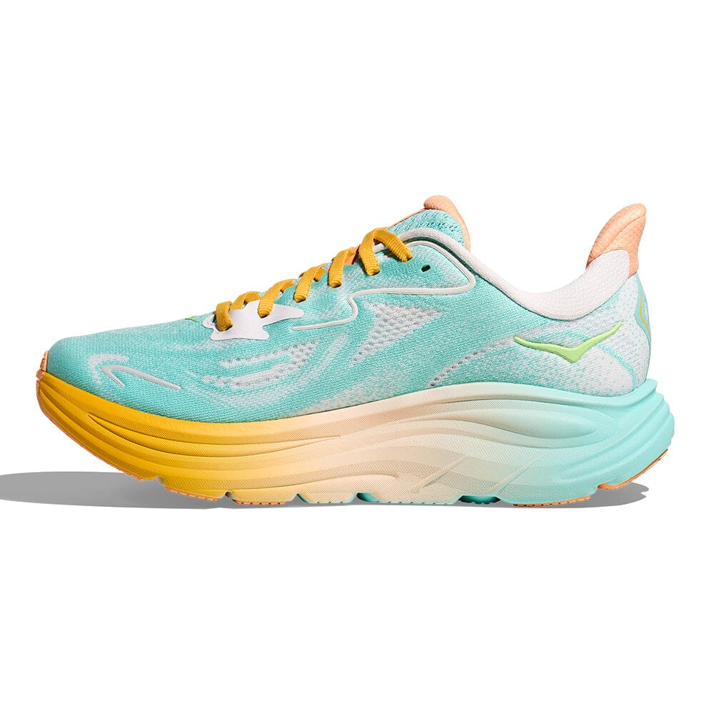 Hoka Men's Clifton 10 - BlackToe Running#colour_blue-spark-white