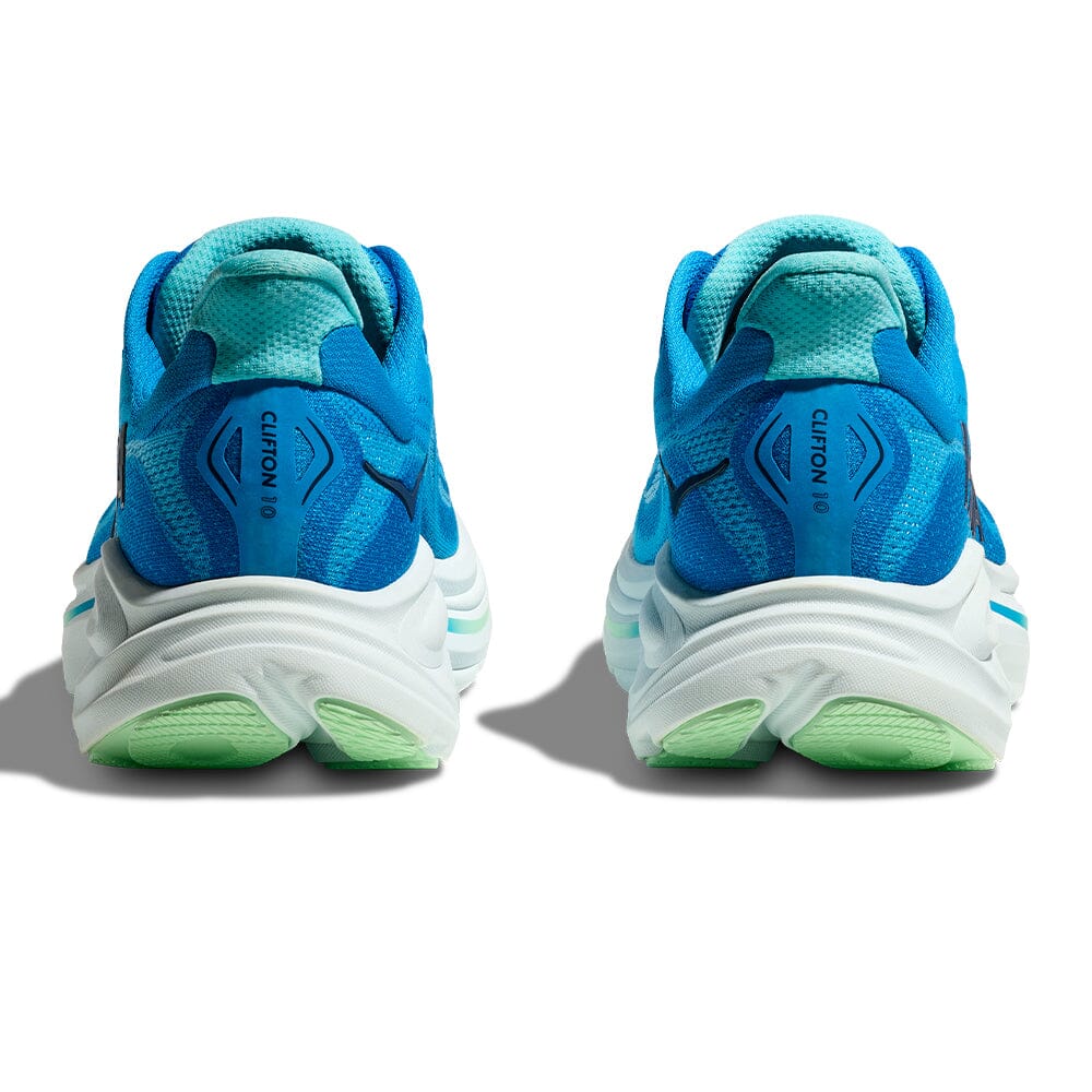 Hoka Men's Clifton 10 - BlackToe Running#colour_hoka-blue-skyward-blue