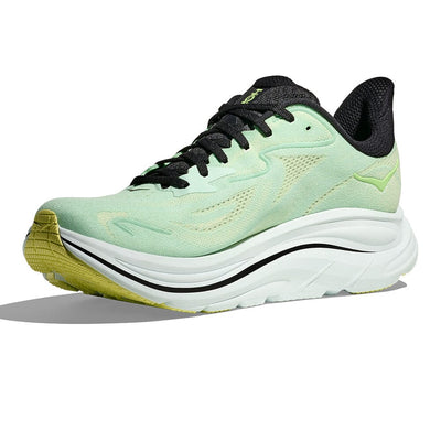 Hoka Men's Clifton 10 - BlackToe Running#colour_mint-fluorite-luna-moth