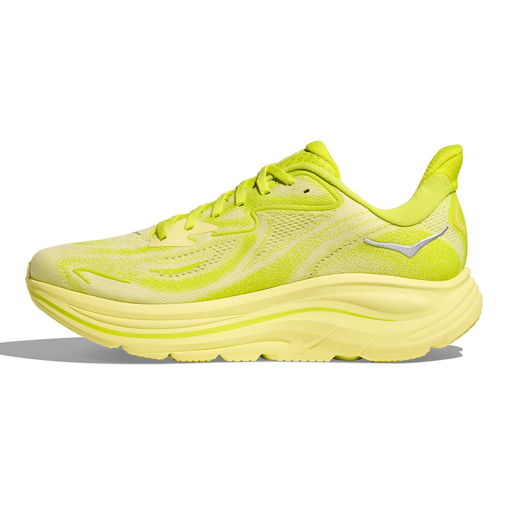 Hoka Men's Clifton 10 - BlackToe Running#colour_neon-hoka-citrus-sunlight