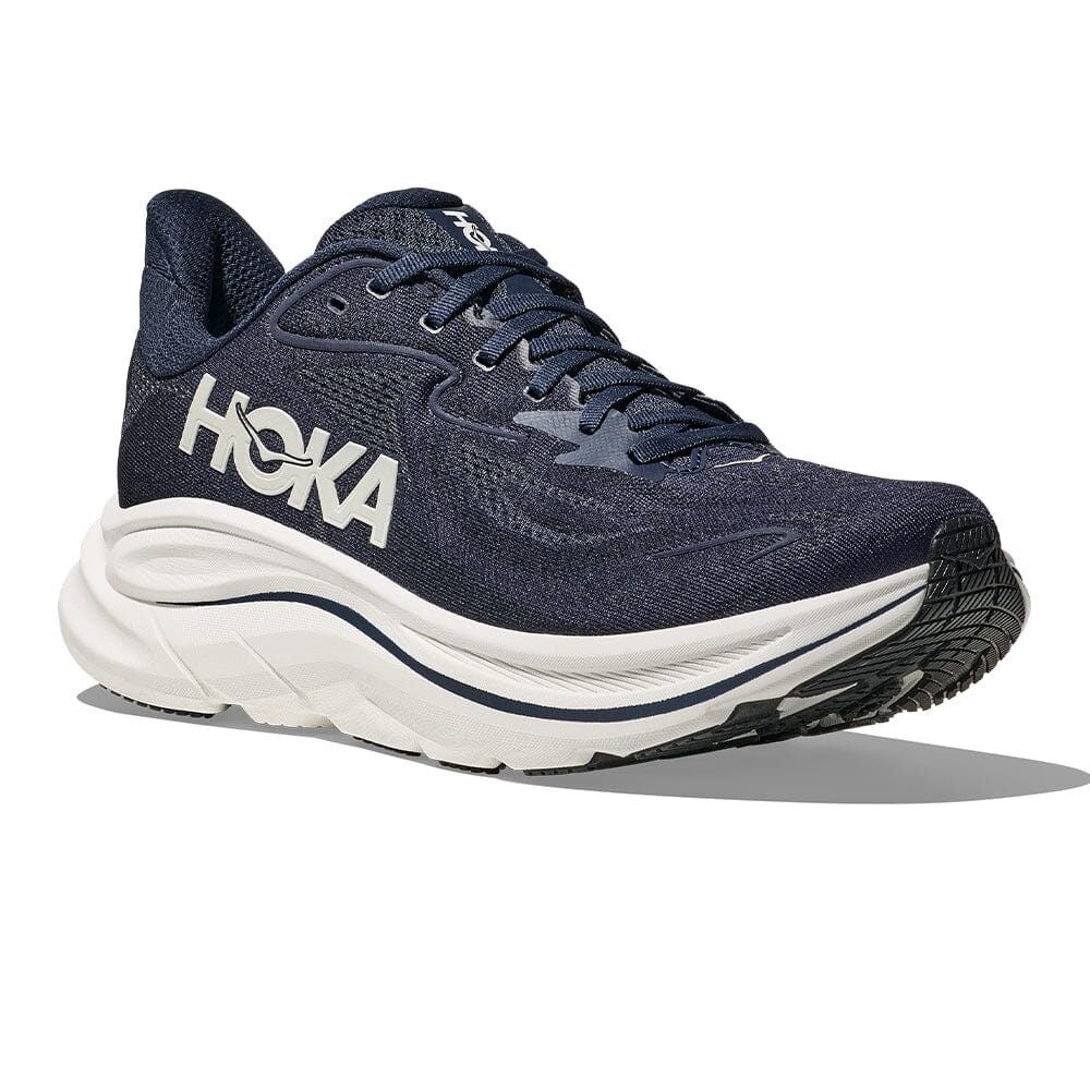 Hoka Men's Clifton 10 - BlackToe Running#colour_navy-white