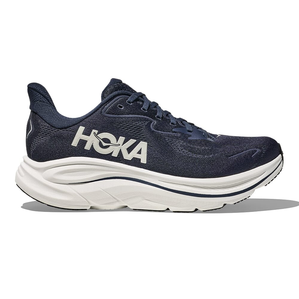 Hoka Men's Clifton 10 - BlackToe Running#colour_navy-white