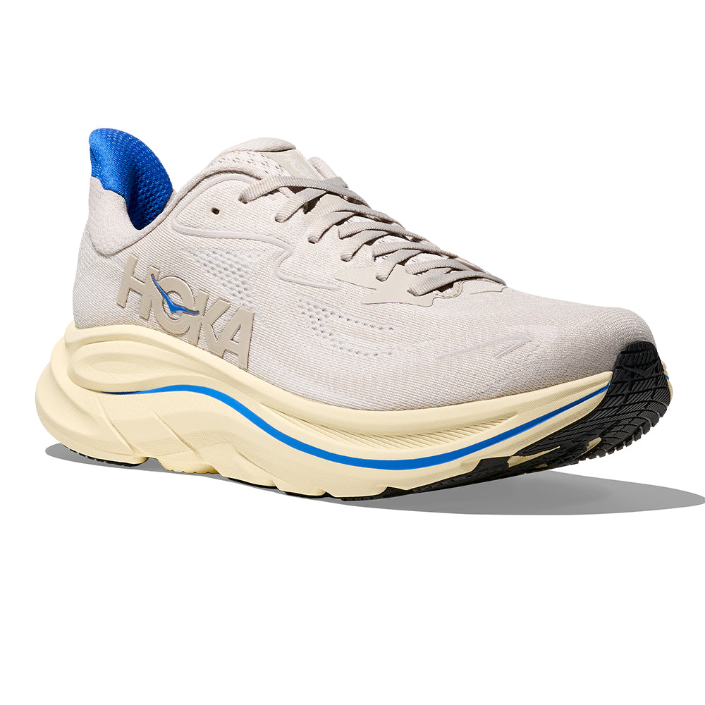 Hoka Men's Clifton 10 - BlackToe Running#colour_stucco-virtual-blue