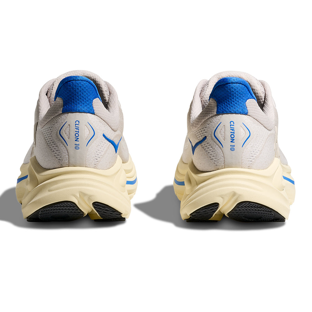 Hoka Men's Clifton 10 - BlackToe Running#colour_stucco-virtual-blue