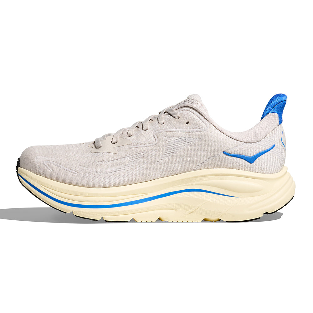 Hoka Men's Clifton 10 - BlackToe Running#colour_stucco-virtual-blue