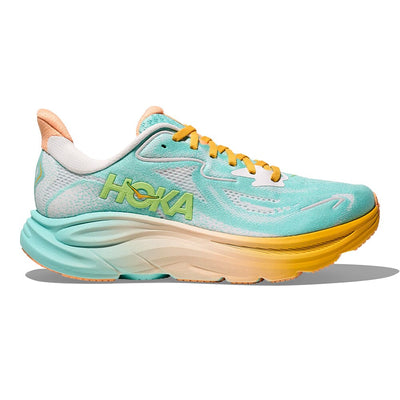 Hoka Women's Clifton 10 - BlackToe Running#colour_blue-spark-white