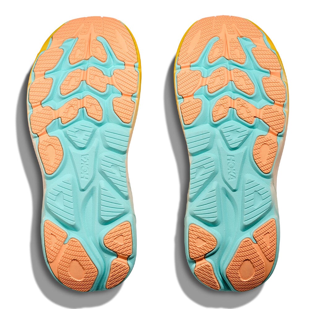 Hoka Women's Clifton 10 - BlackToe Running#colour_blue-spark-white