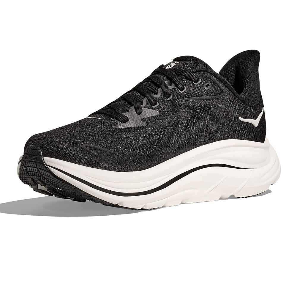 Hoka Women's Clifton 10 - BlackToe Running#colour_black-white