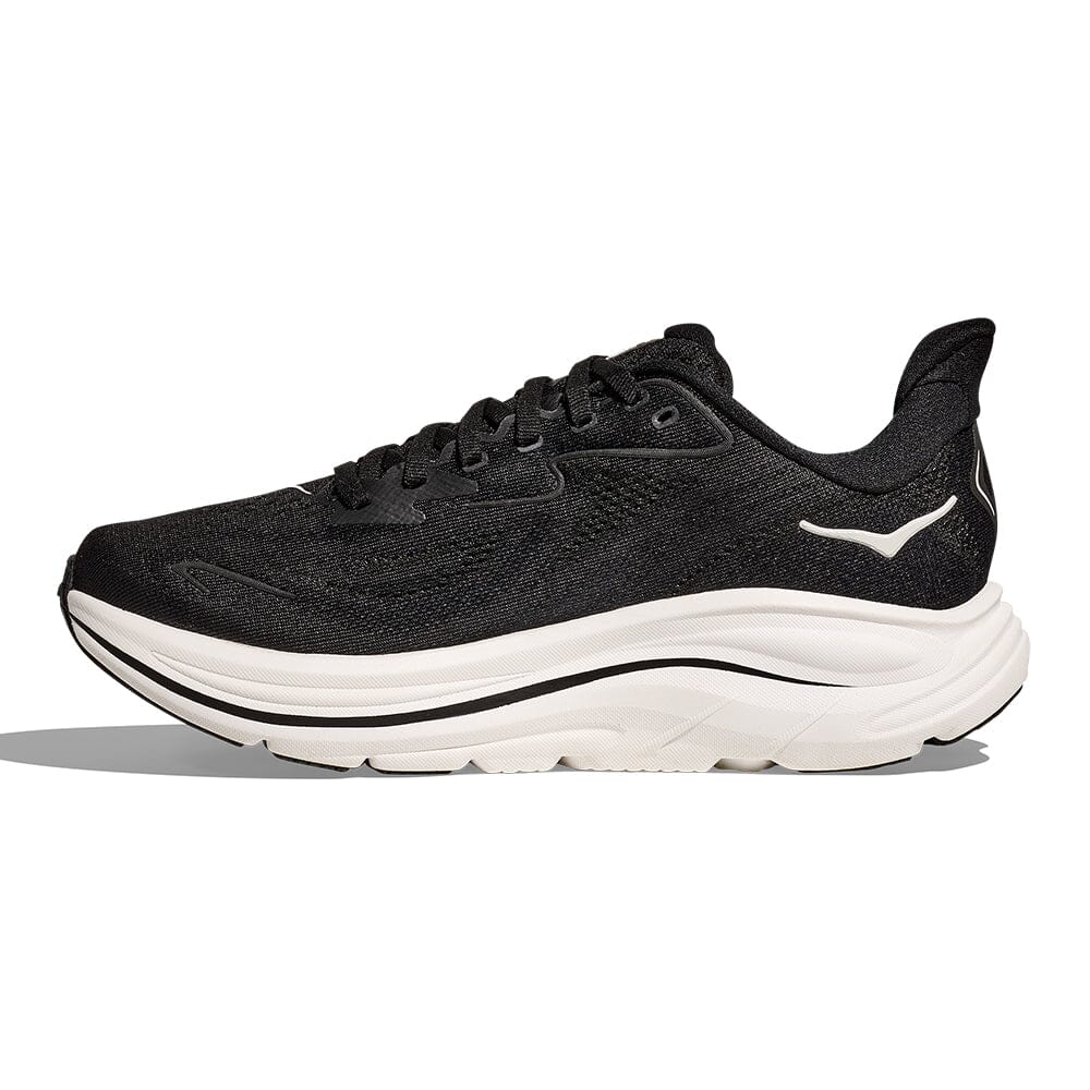 Hoka Women's Clifton 10 - BlackToe Running#colour_black-white