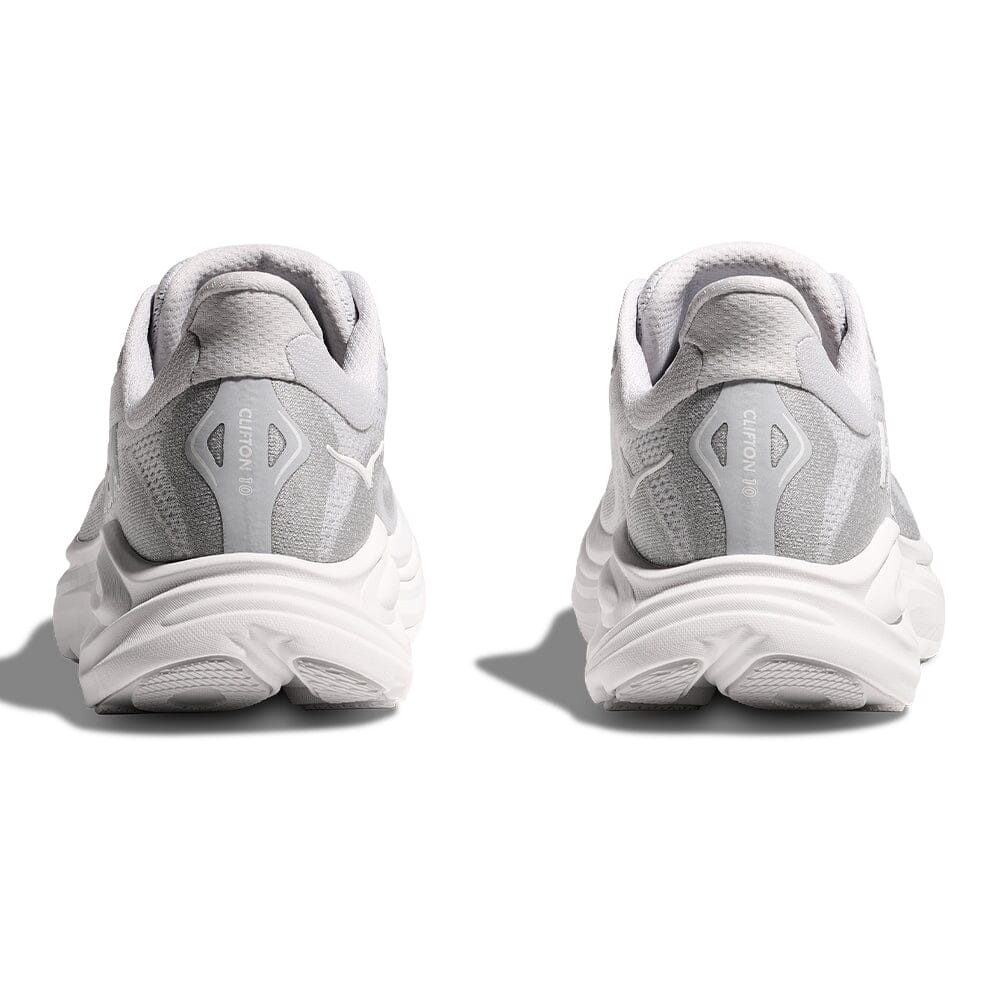 Hoka Women's Clifton 10 - BlackToe Running#colour_cosmic-grey-stardust