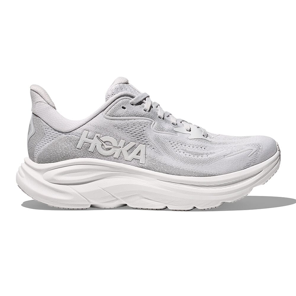 Hoka Women's Clifton 10 - BlackToe Running#colour_cosmic-grey-stardust