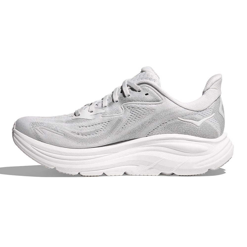 Hoka Women's Clifton 10 - BlackToe Running#colour_cosmic-grey-stardust