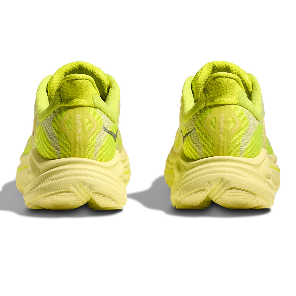Hoka Women's Clifton 10 - BlackToe Running#colour_neon-hoka-citrus-sunlight