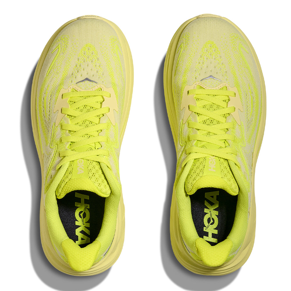 Hoka Women's Clifton 10 - BlackToe Running#colour_neon-hoka-citrus-sunlight