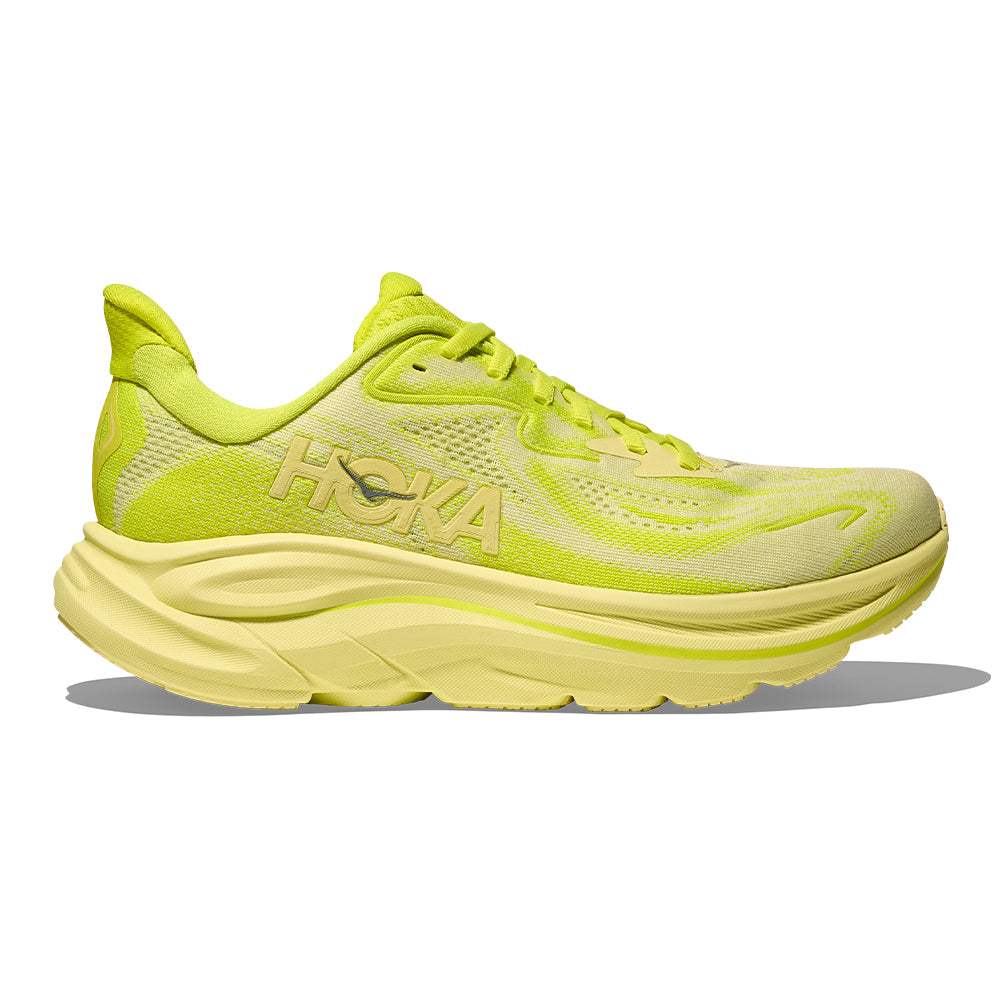 Hoka Women's Clifton 10 - BlackToe Running#colour_neon-hoka-citrus-sunlight