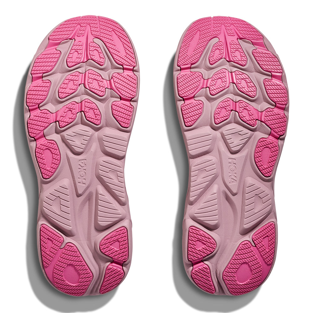 Hoka Women's Clifton 10 - BlackToe Running#colour_rose-cream-dried-rose