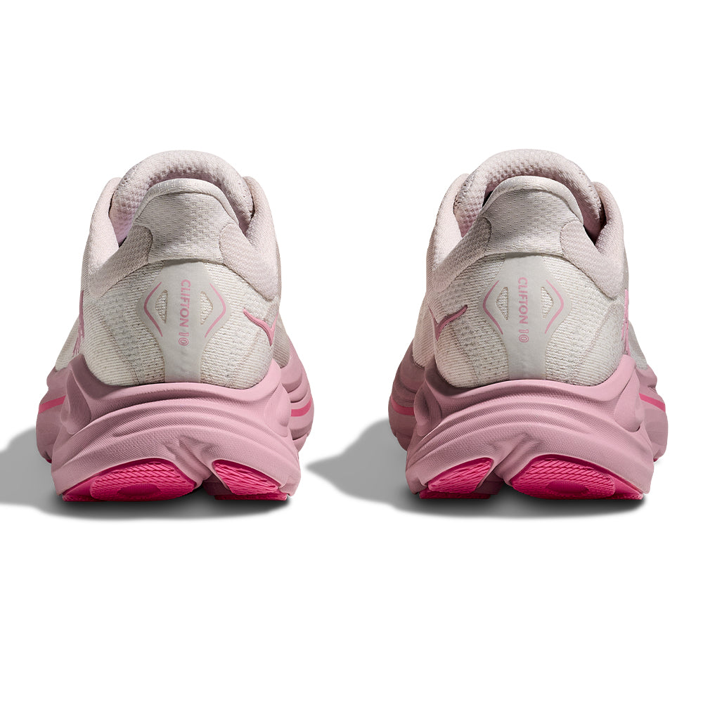 Hoka Women's Clifton 10 - BlackToe Running#colour_rose-cream-dried-rose