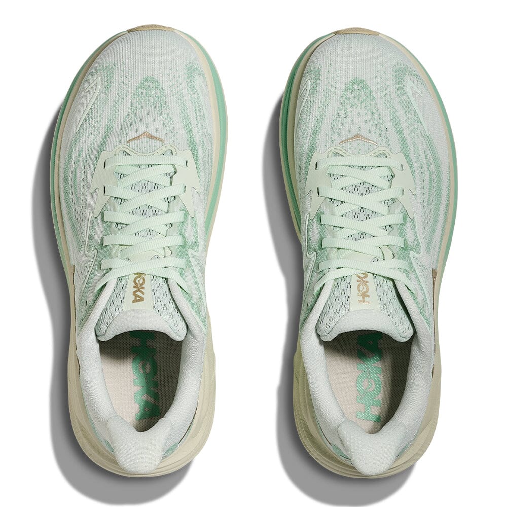 Hoka Women's Clifton 10 - BlackToe Running#colour_sea-glass-jadeite