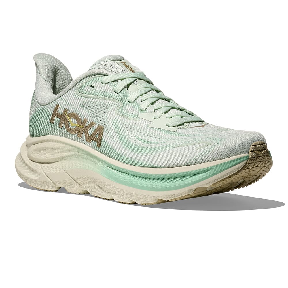 Hoka Women's Clifton 10 - BlackToe Running#colour_sea-glass-jadeite