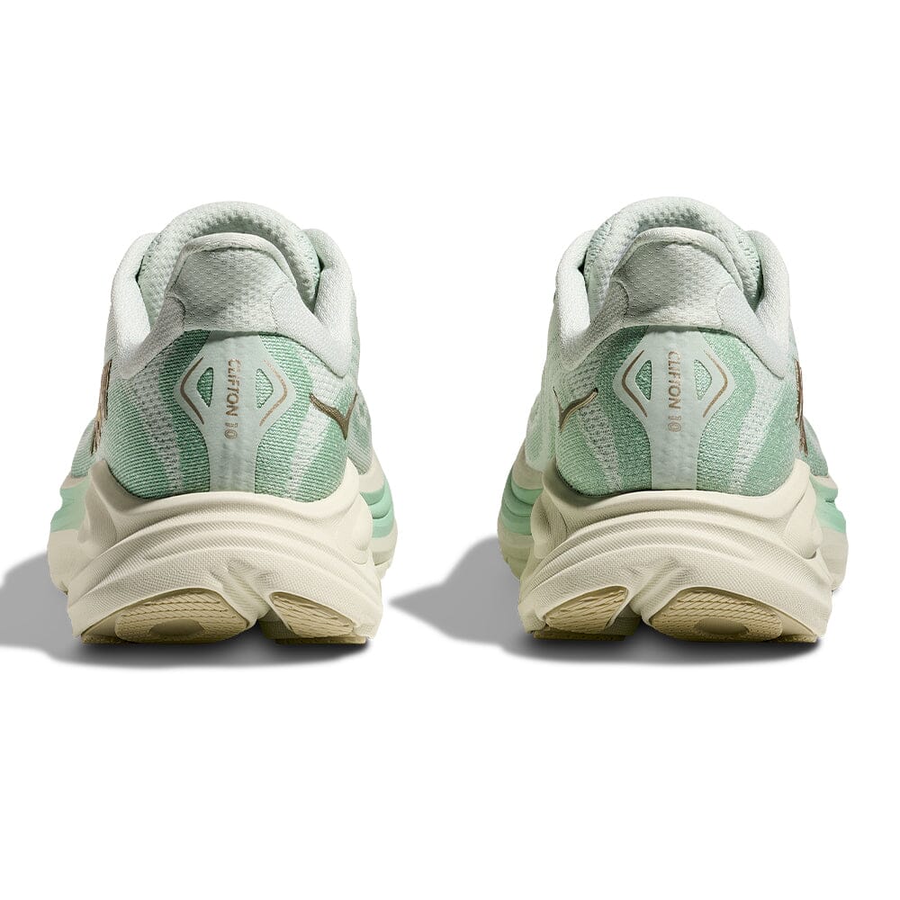 Hoka Women's Clifton 10 - BlackToe Running#colour_sea-glass-jadeite