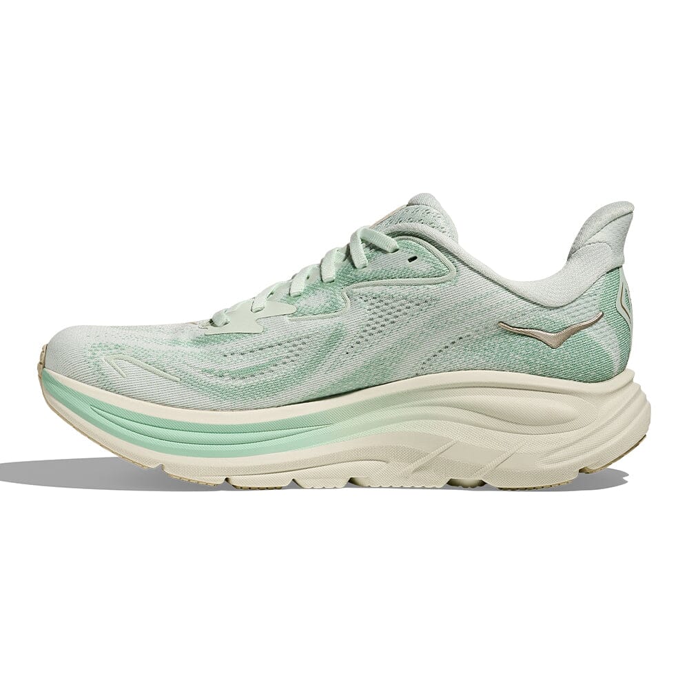 Hoka Women's Clifton 10 - BlackToe Running#colour_sea-glass-jadeite