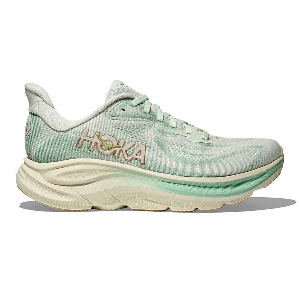 Hoka Women's Clifton 10 - BlackToe Running#colour_sea-glass-jadeite