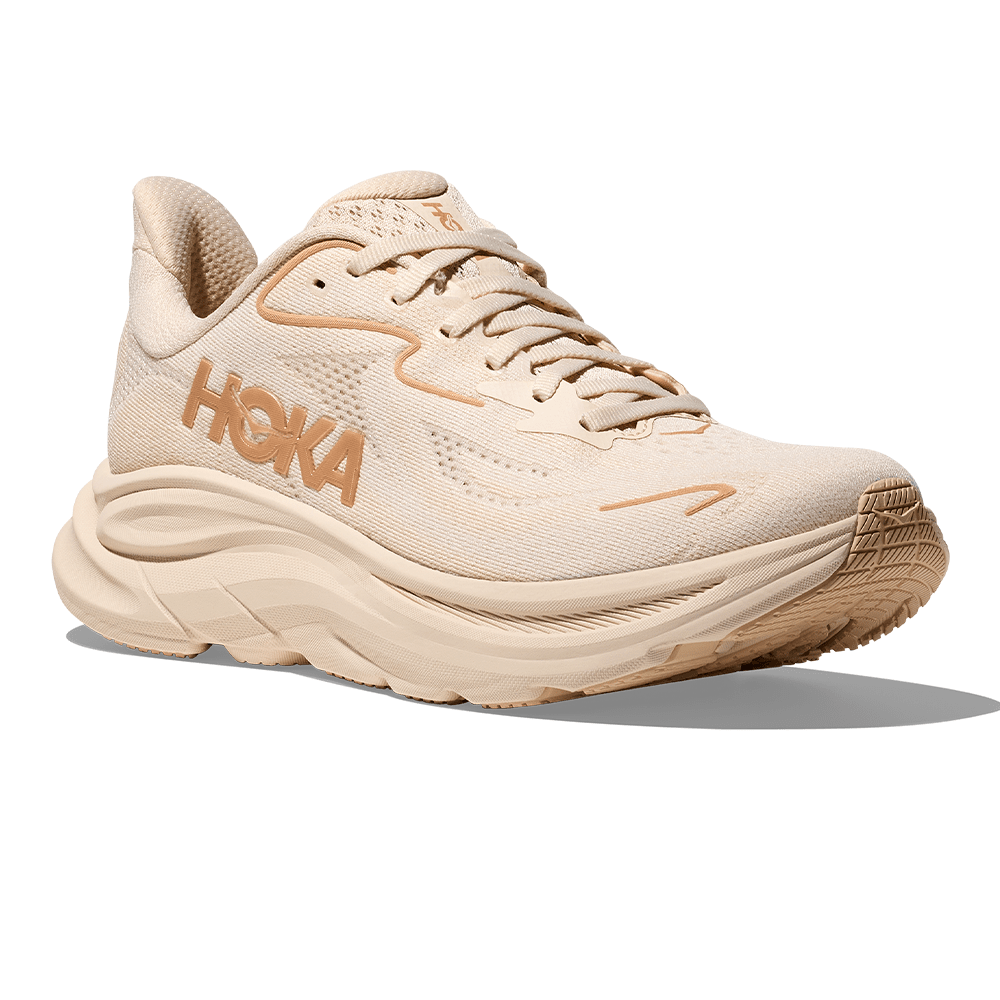 Hoka Women's Clifton 10 - BlackToe Running#colour_vanilla-birch