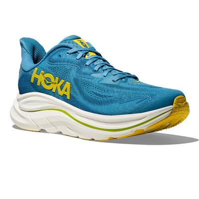 Hoka Men's Clifton 10 - BlackToe Running#colour_alpine-blue-foggy-night