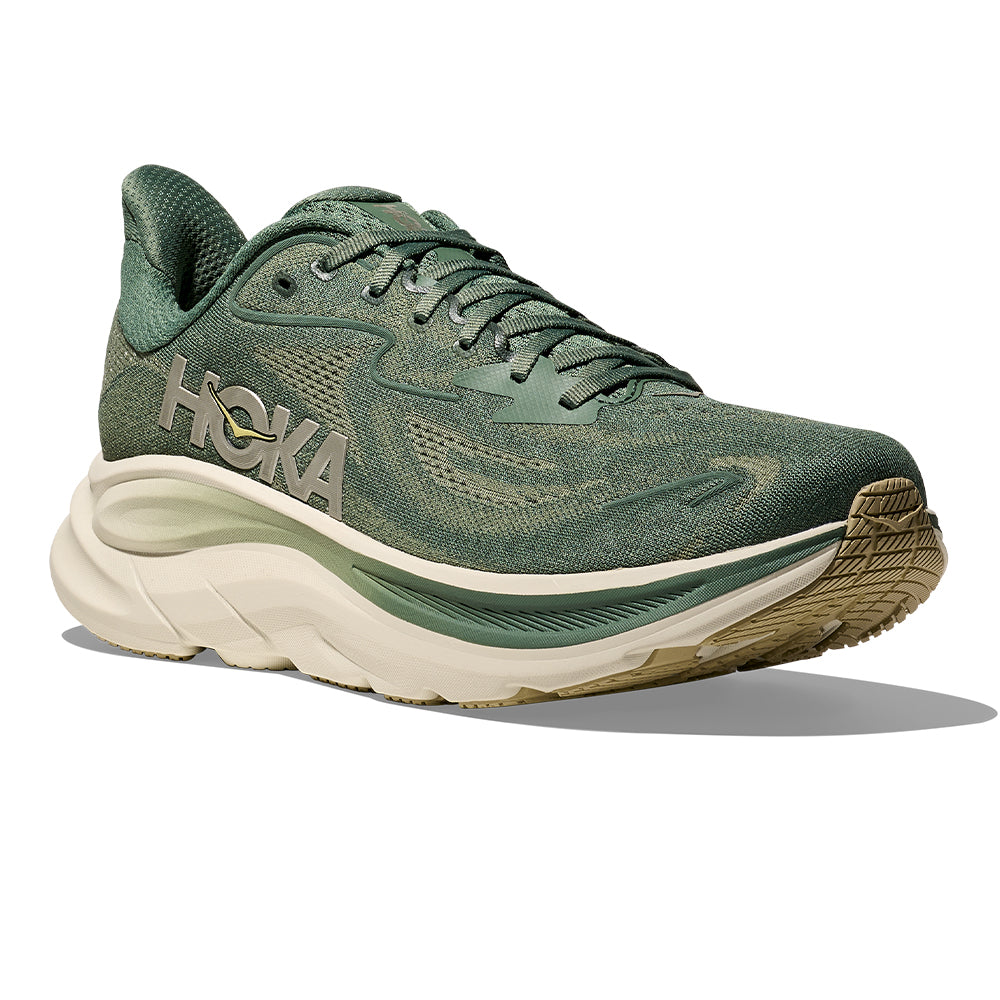 Hoka Men's Clifton 10 - BlackToe Running#colour_fern-truffle-salt