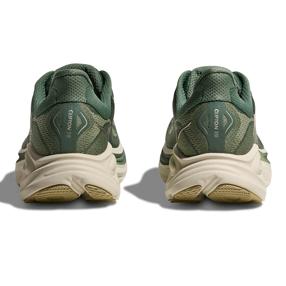 Hoka Men's Clifton 10 - BlackToe Running#colour_fern-truffle-salt