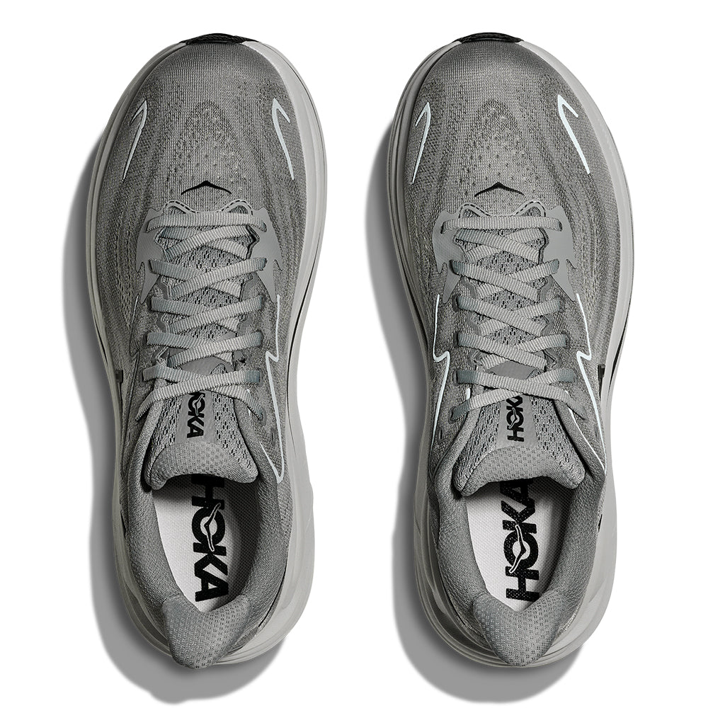 Hoka Men's Clifton 10 - BlackToe Running#colour_galactic-grey-asteroid