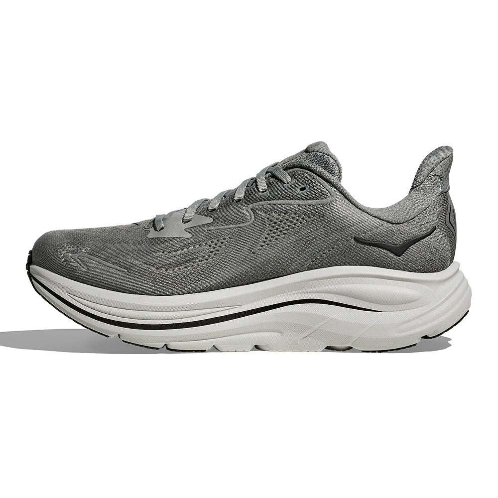 Hoka Men's Clifton 10 - BlackToe Running#colour_galactic-grey-asteroid