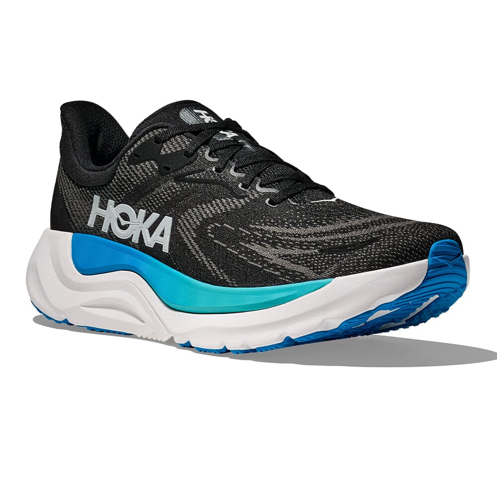 Hoka Men's Arahi 8 - BlackToe Running#colour_black-skyward-blue