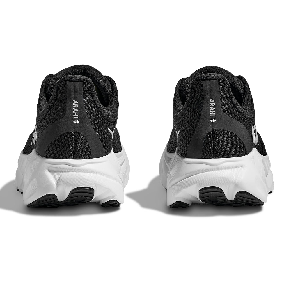 Hoka Men's Arahi 8 - BlackToe Running#colour_black-white