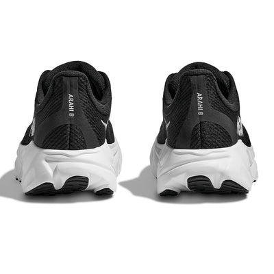 Hoka Women's Arahi 8 - BlackToe Running#colour_black-white