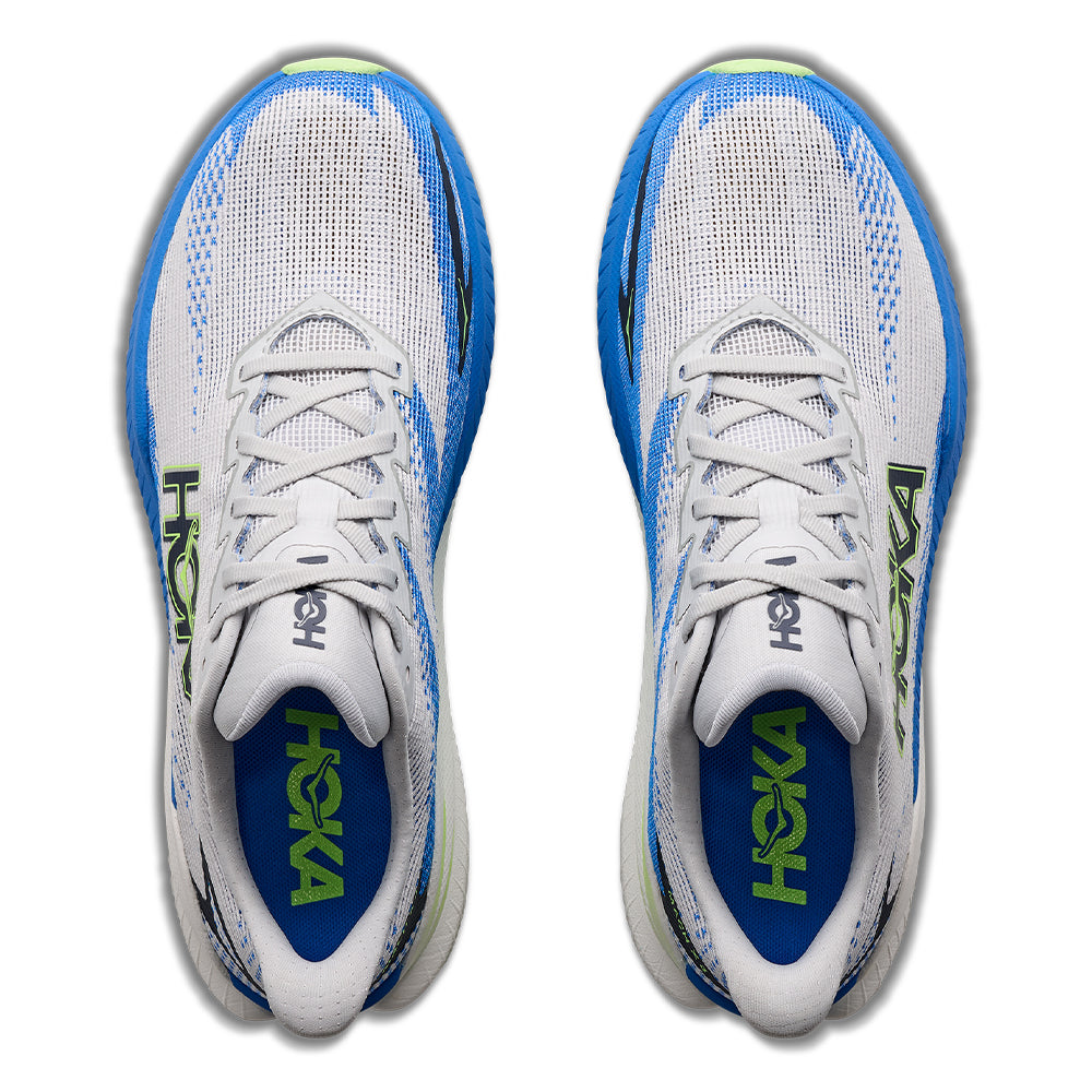 Hoka Men's Mach X 3 - BlackToe Running#colour_cosmic-grey-virtual-blue
