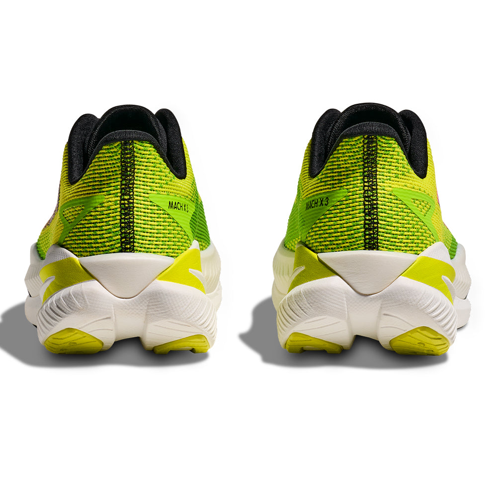 Hoka Men's Mach X 3 - BlackToe Running#colour_neon-hoka-citrus-neon-lime