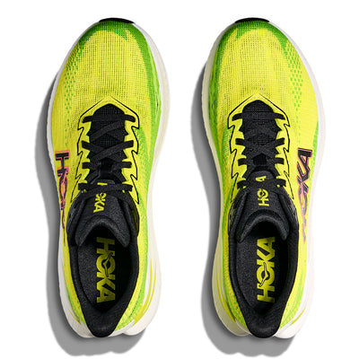 Hoka Men's Mach X 3 - BlackToe Running#colour_neon-hoka-citrus-neon-lime