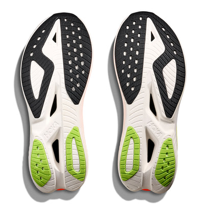 Hoka Men's Mach X 3 - BlackToe Running#colour_white-neon-tangerine