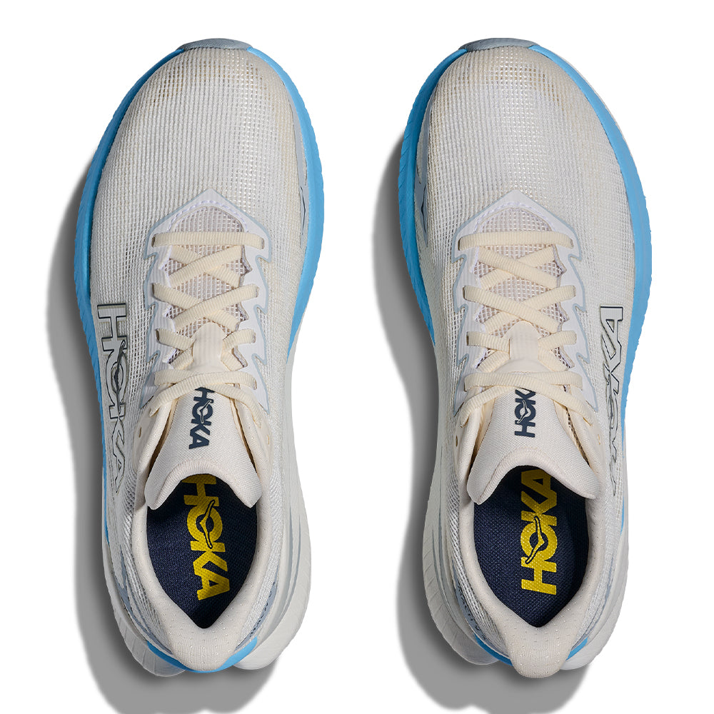 Hoka Women's Mach X 3 - BlackToe Running#colour_white-alabaster