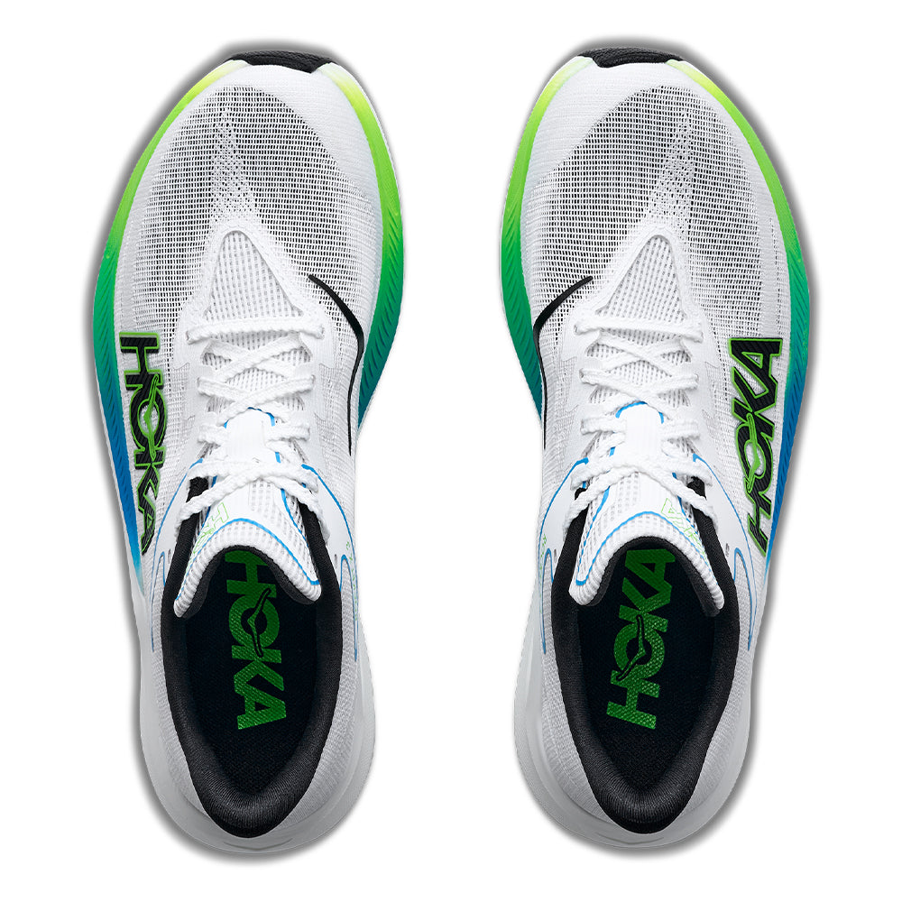 Hoka Cielo X1 3.0 - BlackToe Running#colour_frost-electric-lime