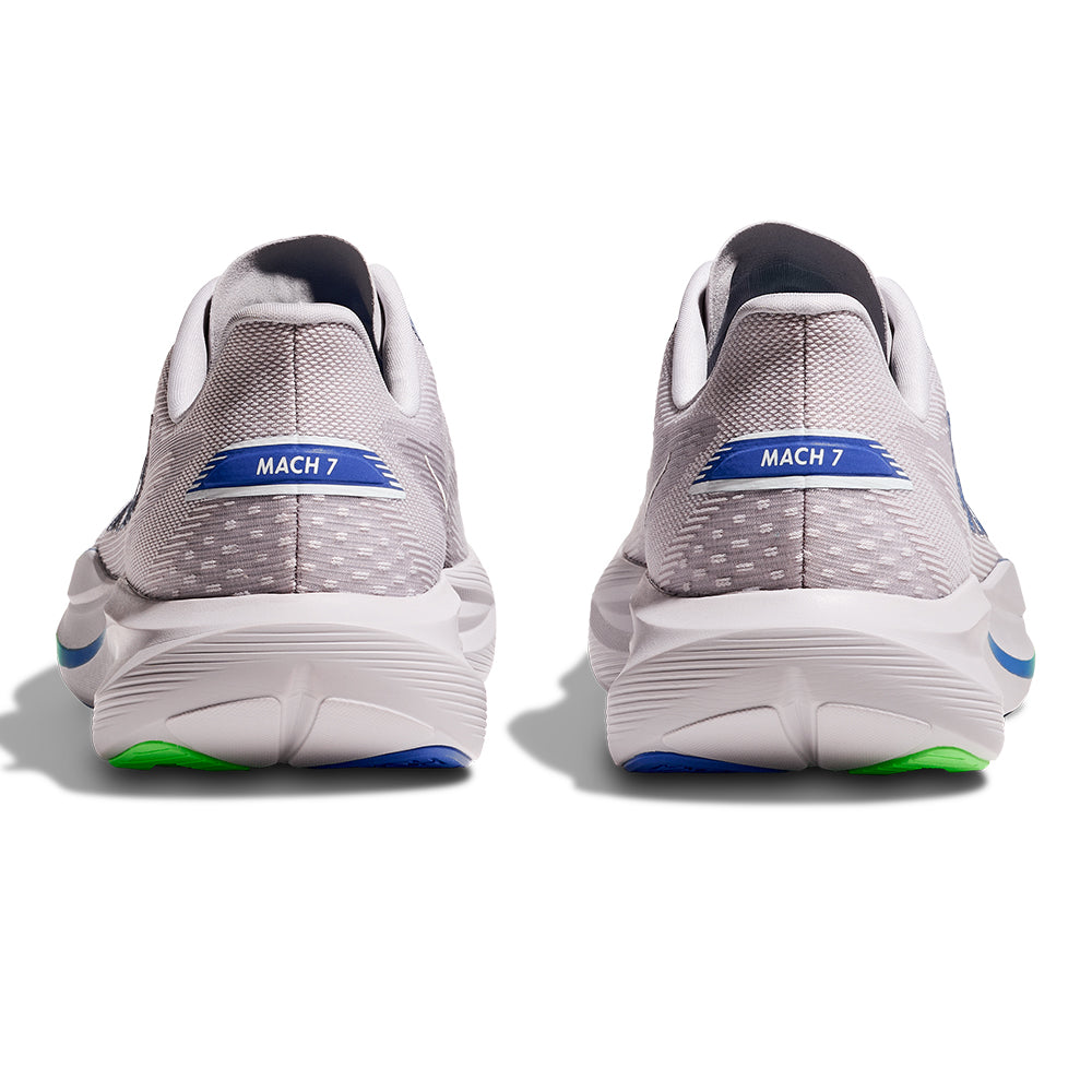Hoka Men's Mach 7 - BlackToe Running#colour_ash-grey-cobalt-blue