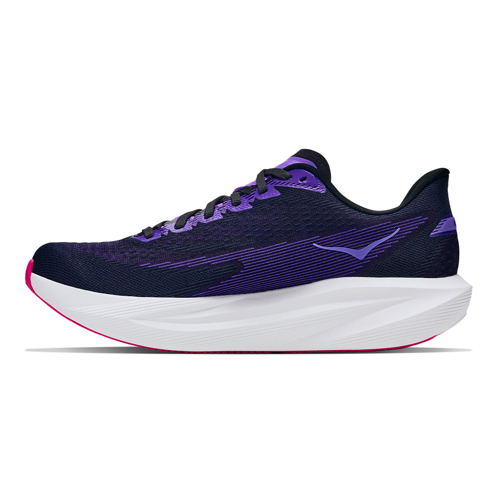 Hoka Men's Mach 7 - BlackToe Running#colour_carbon-black-cosmic-purple
