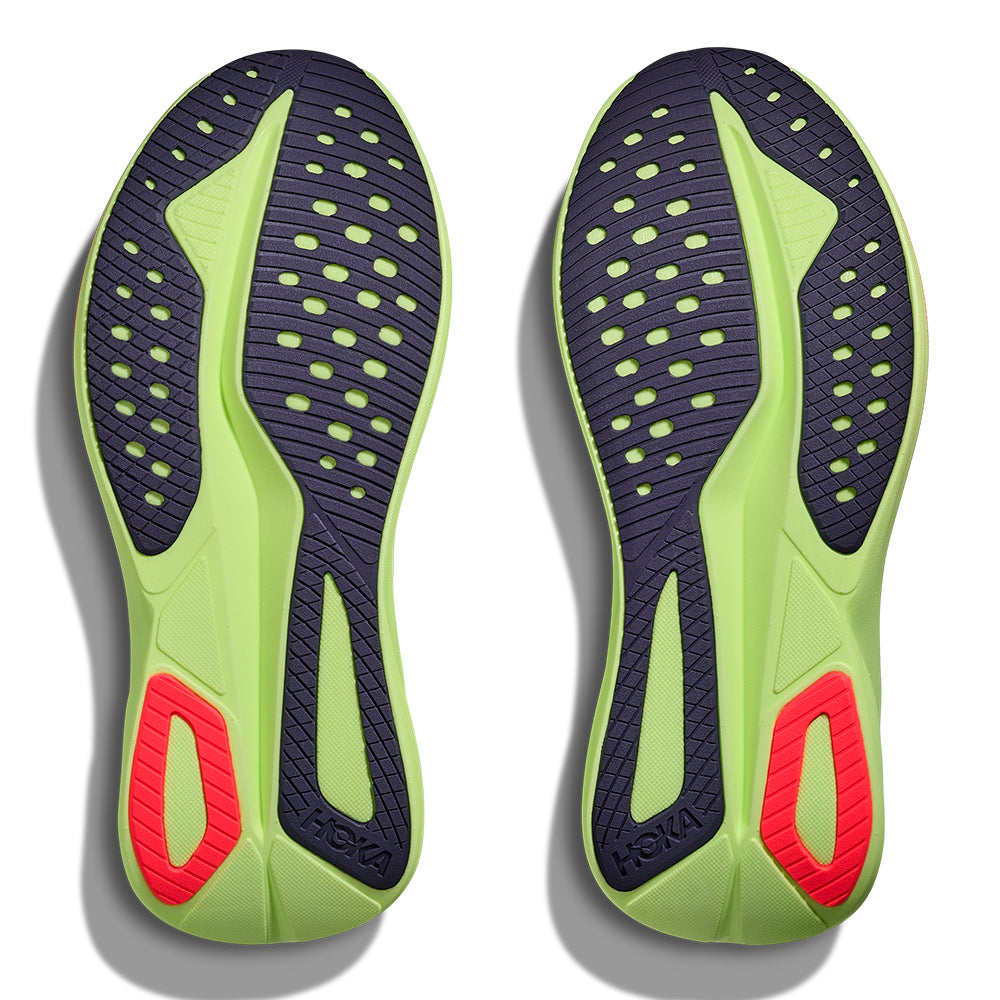 Hoka Men's Mach 7 - BlackToe Running#colour_frost-neon-yuzu